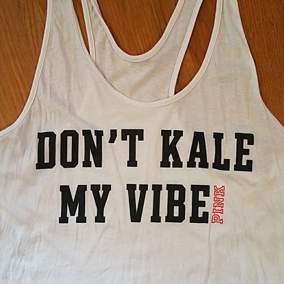 VS PINK Don't Kale My Vibe Tank - Picture 2 of 4